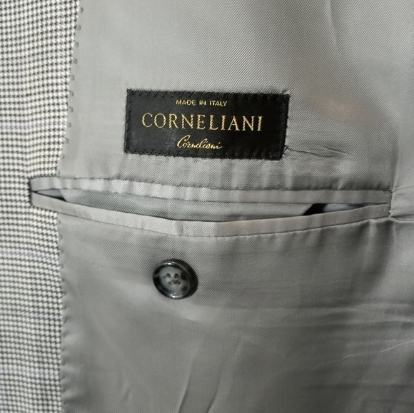 Corneliani Italian Wool Blazer 44R | Tailored Classic Sartorial - Picture 9 of 16